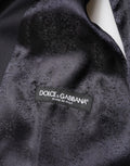Blue Wool Single Breasted 3 Piece Men Suit