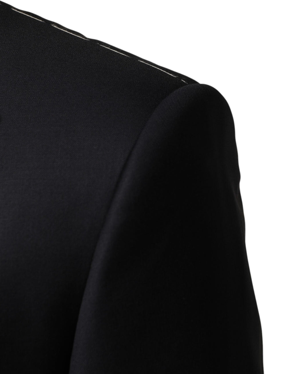 Blue Wool Single Breasted 3 Piece Men Suit