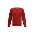 Brunello Cucinelli Red Wool Oves Aries Sweatshirt