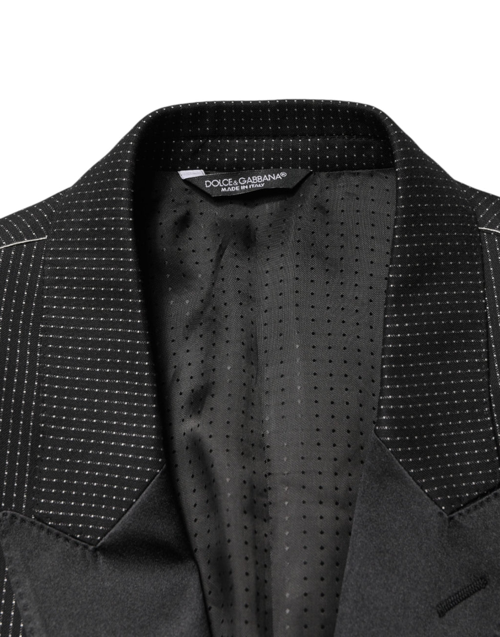 Dolce & Gabbana Dark Gray Fantasy Single Breasted Jacket Blazer