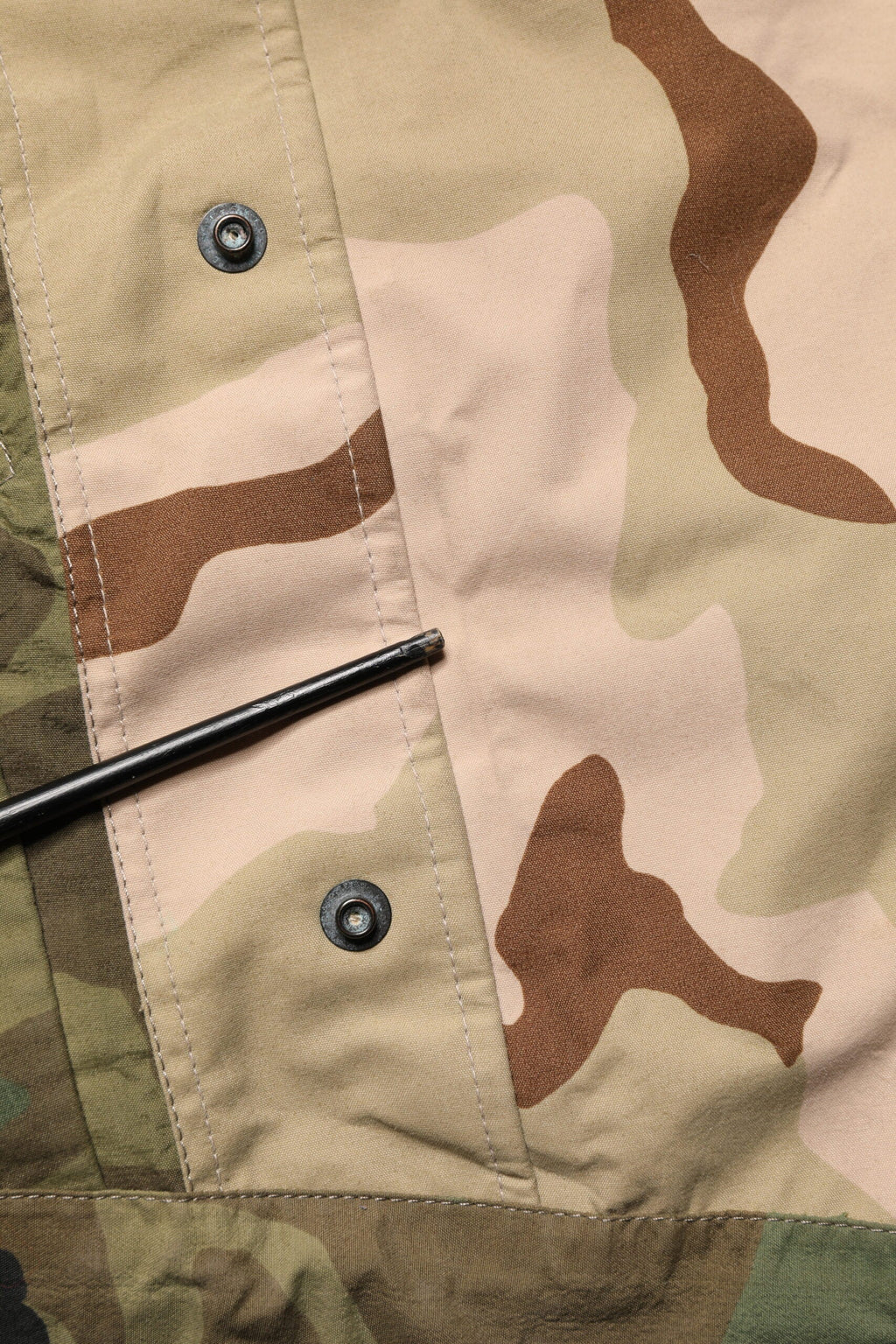 Dolce & Gabbana Multicolor Camouflage Hooded RainCoat Jacket